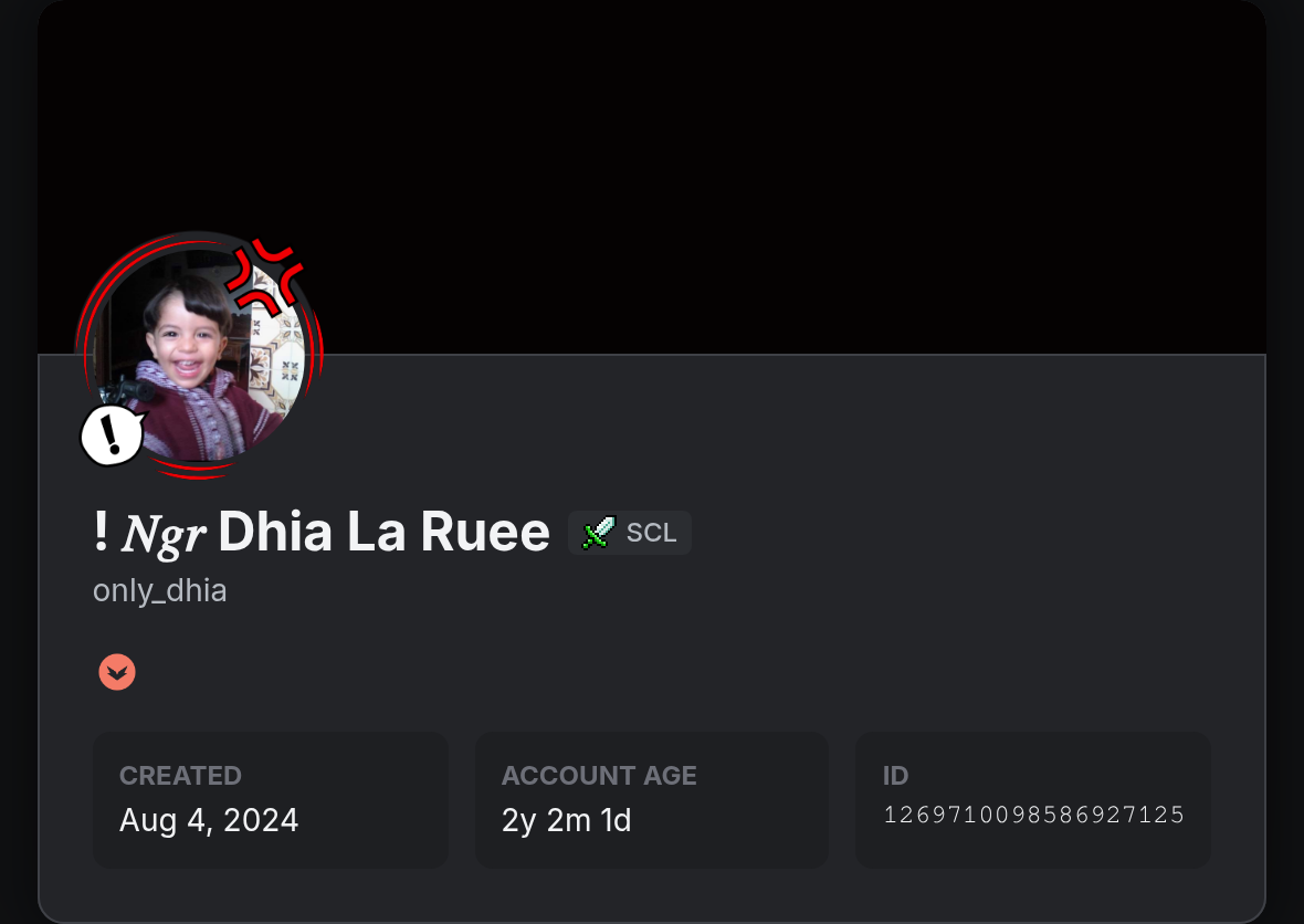 𝑁𝑔𝑟 𝑫𝒉𝒊𝒂 𝑳𝒂 𝑹𝒖𝒆 — Discord.dog