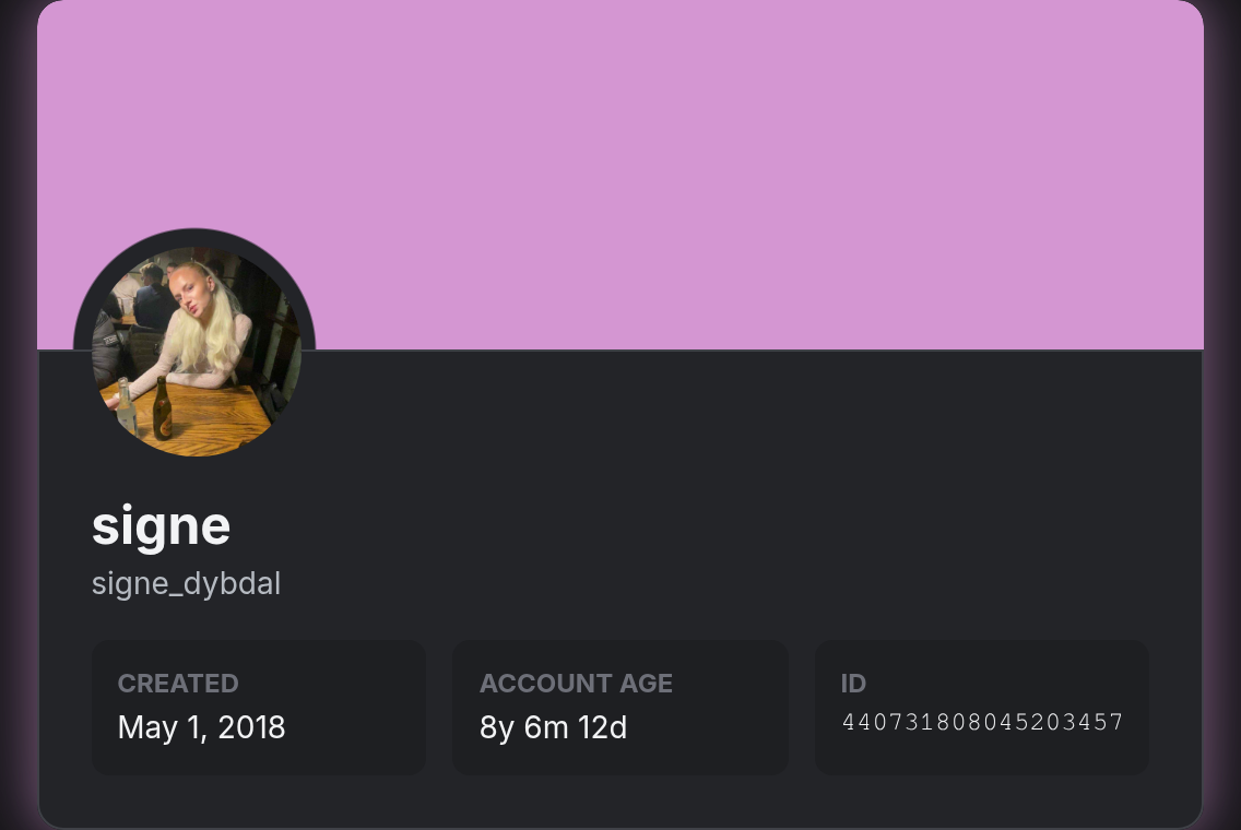 signe — Discord.dog